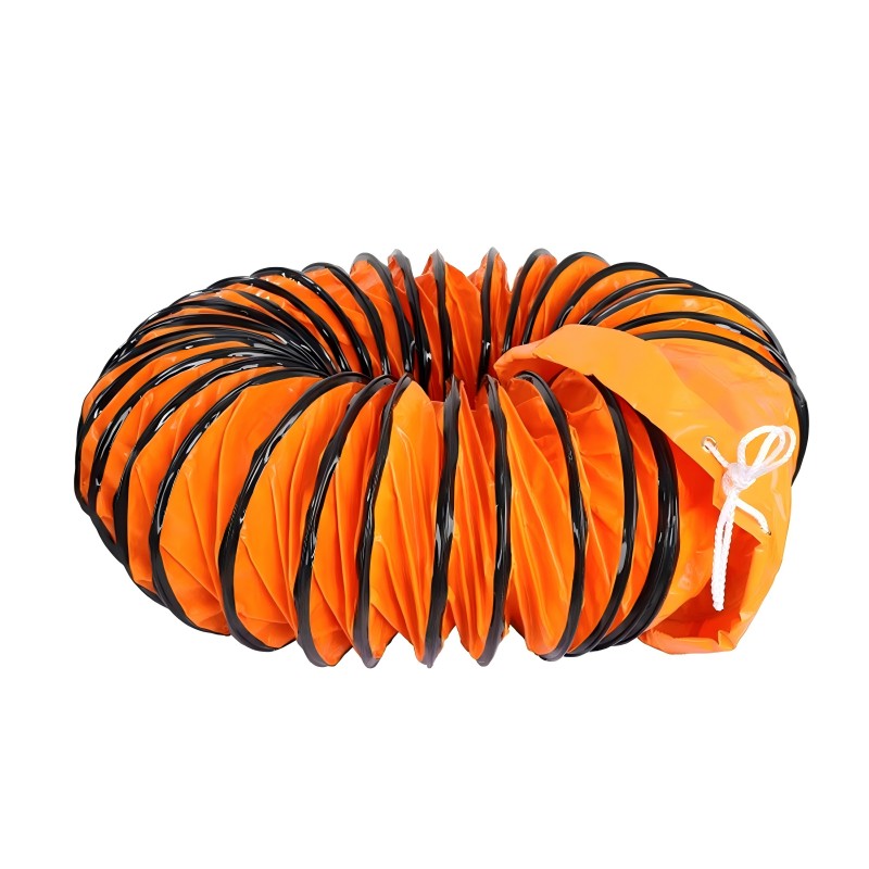 Žlutý PVC zatahovací vzduchový potrubí